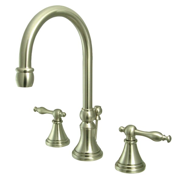 8" Widespread Bathroom Faucet, Brushed Nickel